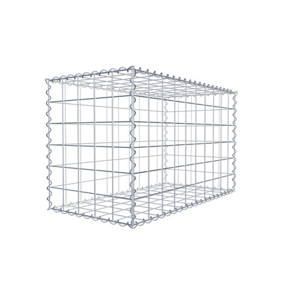Gabion 100 cm x 60 cm x 50 cm (L x H x D), mesh size 10 cm x 10 cm, spiral