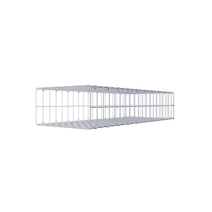 Anbaugabione Typ 2 100 cm x 20 cm x 40 cm, Maschenweite 5 cm x 10 cm, C-Ring