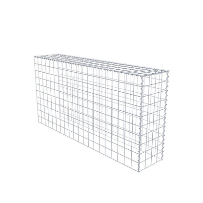 Anbaugabione Typ 4 200 cm x 100 cm x 40 cm (L x H x T), Maschenweite 10 cm x 10 cm, Spirale