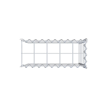 Extra gabion typ 4 50 cm x 40 cm x 20 cm (L x H x D), maskstorlek 10 cm x 10 cm, spiral