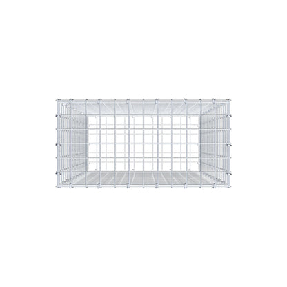 Gabião 100 cm x 60 cm x 30 cm (C x A x P), malhagem 5 cm x 5 cm, anel C