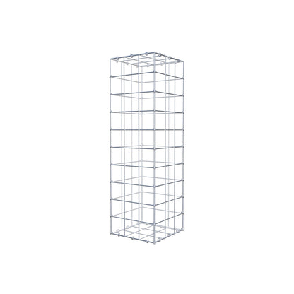 Gavión 100 cm x 30 cm x 30 cm (L x A x P), malla 10 cm x 10 cm, anillo en C