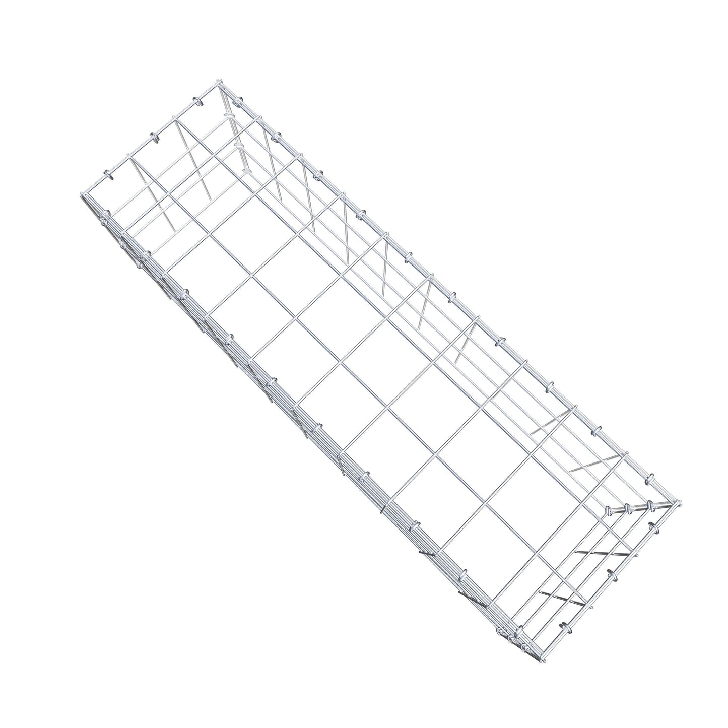 Type 3 oplegkorf 100 cm x 30 cm x 30 cm (L x H x D), maaswijdte 10 cm x 10 cm, C-ring