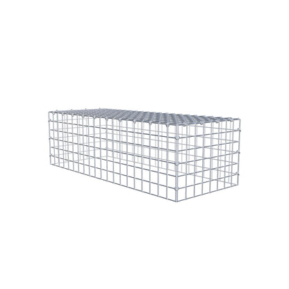 Gabbione aggiuntivo di tipo 3 100 cm x 30 cm x 40 cm (L x A x P), maglia 5 cm x 5 cm, anello a C