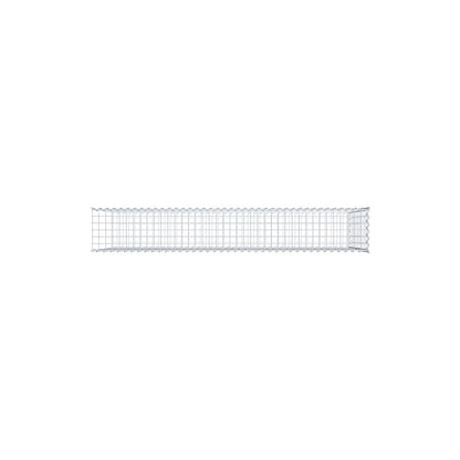 Extra gabion typ 2 200 cm x 100 cm x 30 cm (L x H x D), maskstorlek 5 cm x 10 cm, spiral