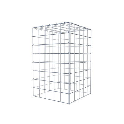 Gabião Tipo 3 80 cm x 50 cm x 50 cm (C x A x P), malhagem 10 cm x 10 cm, anel C