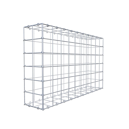 Gabbione 100 cm x 60 cm x 20 cm (L x H x P), maglia 10 cm x 10 cm, anello a C