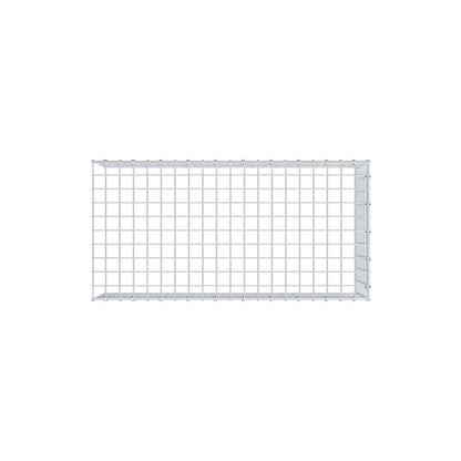 Gavión acoplable tipo 4 100 cm x 30 cm x 50 cm (L x A x P), malla 5 cm x 5 cm, anillo en C