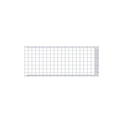 Type 4 oplegkorf 100 cm x 30 cm x 40 cm (L x H x D), maaswijdte 5 cm x 5 cm, C-ring