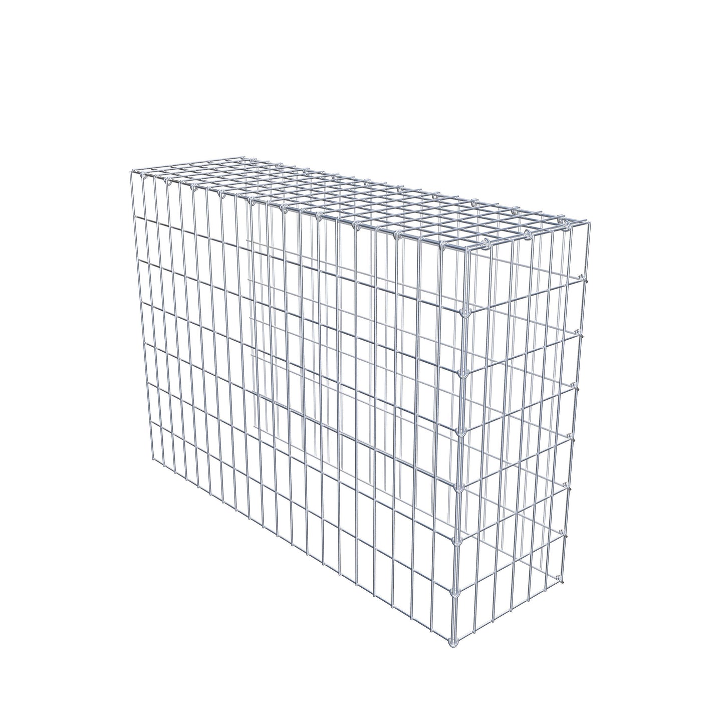 Fourche rapportée type 4 100 cm x 70 cm x 30 cm (L x H x P), mailles 5 cm x 10 cm, anneau en C