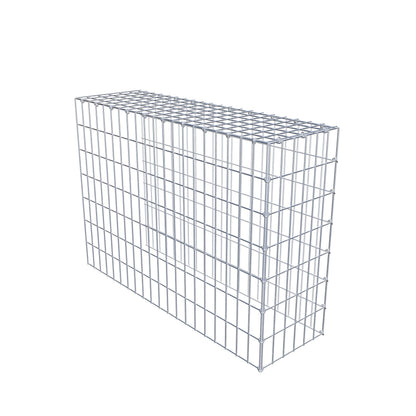Fourche rapportée type 4 100 cm x 70 cm x 30 cm (L x H x P), mailles 5 cm x 10 cm, anneau en C