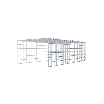 Extra gabion typ 4 100 cm x 30 cm x 50 cm (L x H x D), maskstorlek 5 cm x 5 cm, spiral