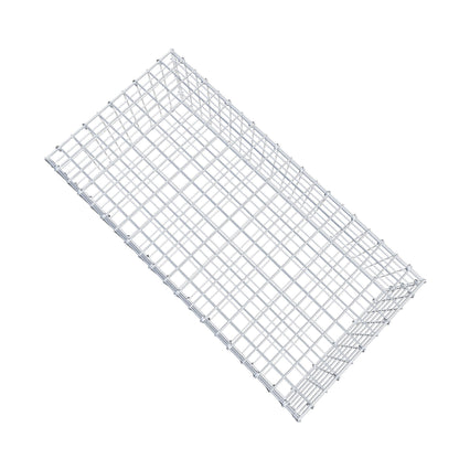 Gabion 100 cm x 30 cm x 50 cm (L x H x D), mesh size 5 cm x 5 cm, C-ring