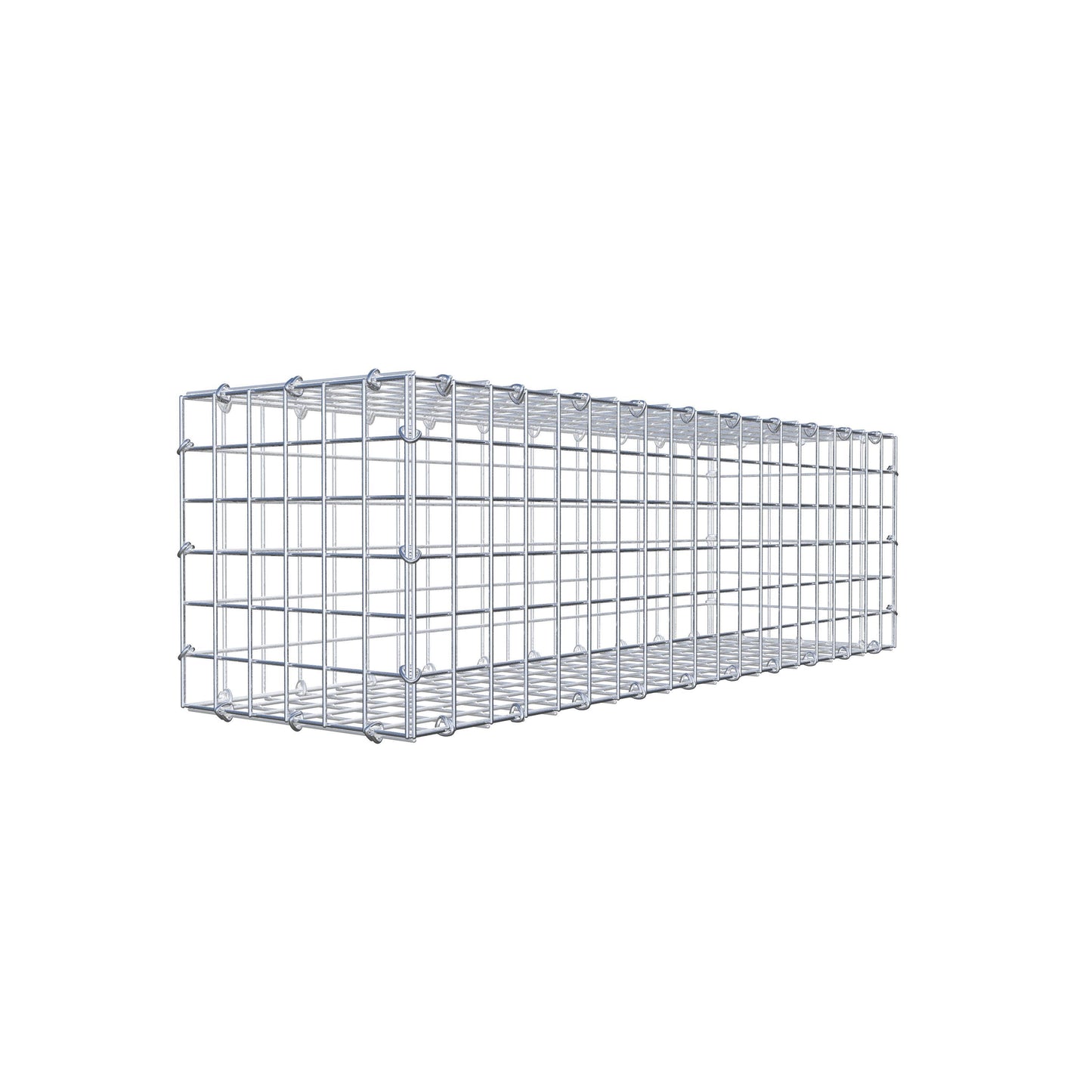 Gabion 100 cm x 30 cm x 30 cm (L x H x D), mesh size 5 cm x 5 cm, C-ring