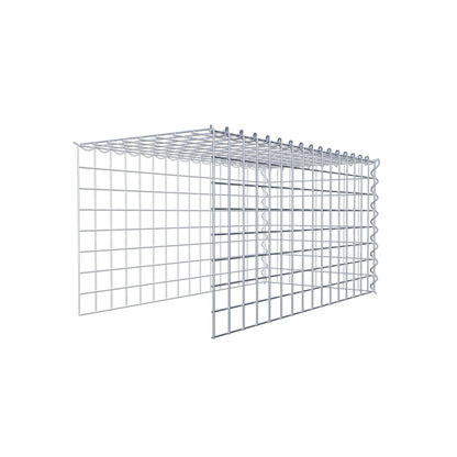 Extra gabion typ 4 80 cm x 40 cm x 40 cm (L x H x D), maskstorlek 5 cm x 5 cm, spiral