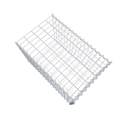 Gabião tipo 2 80 cm x 50 cm x 50 cm (C x A x P), malhagem 5 cm x 10 cm, espiral
