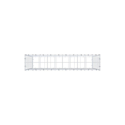Gabbione 100 cm x 80 cm x 20 cm (L x H x P), maglia 10 x 10 cm, anello a spirale