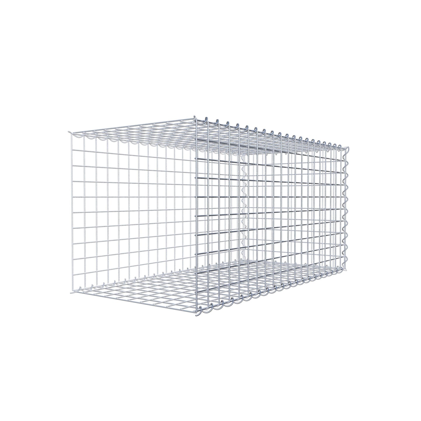 Extra gabion typ 2 100 cm x 50 cm x 50 cm (L x H x D), maskstorlek 5 cm x 5 cm, spiral