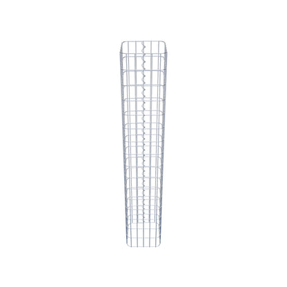 Colonna di gabbioni angolare 27 cm x 27 cm, altezza 160 cm, MW 5 cm x 10 cm