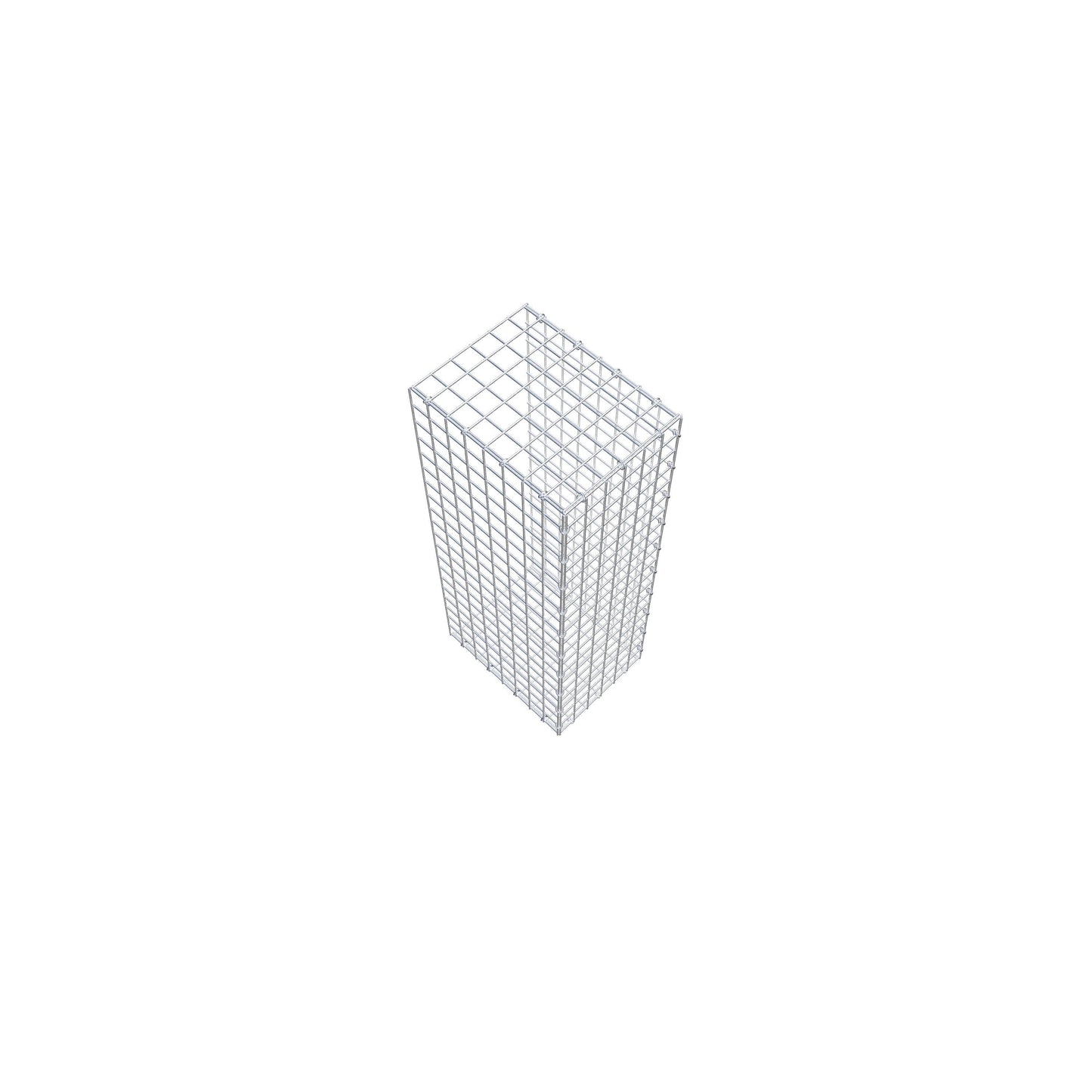 Gabião Tipo 2 100 cm x 40 cm x 30 cm (C x A x P), malhagem 5 cm x 5 cm, anel C