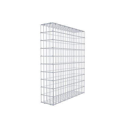 Gavión 100 cm x 80 cm x 20 cm (L x A x P), luz de malla 5 cm x 10 cm, anillo en C