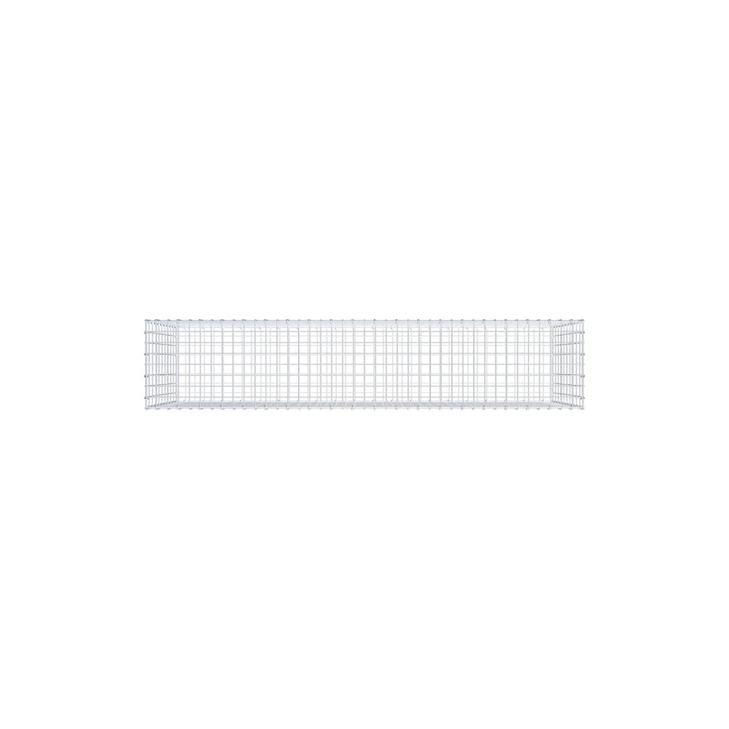 Gabione 200 cm x 100 cm x 40 cm (L x H x T), Maschenweite 5 cm x 10 cm, C-Ring