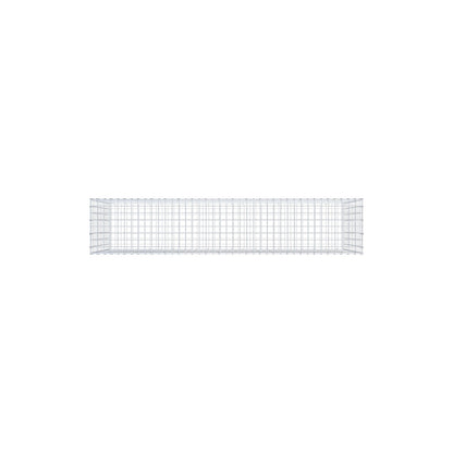 Gabione 200 cm x 100 cm x 40 cm (L x H x T), Maschenweite 5 cm x 10 cm, C-Ring