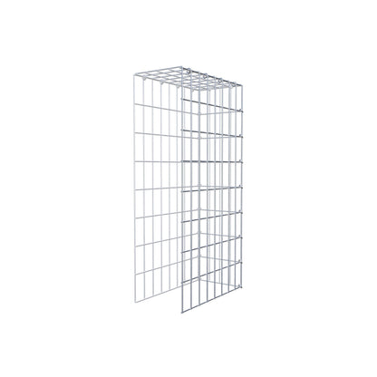 Fourche rapportée type 4 80 cm x 40 cm x 20 cm (L x H x P), mailles 5 cm x 10 cm, anneau C