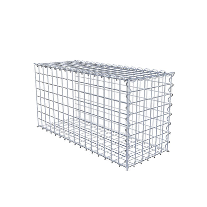 Gabião tipo 2 80 cm x 40 cm x 30 cm (C x A x P), malhagem 5 cm x 5 cm, espiral