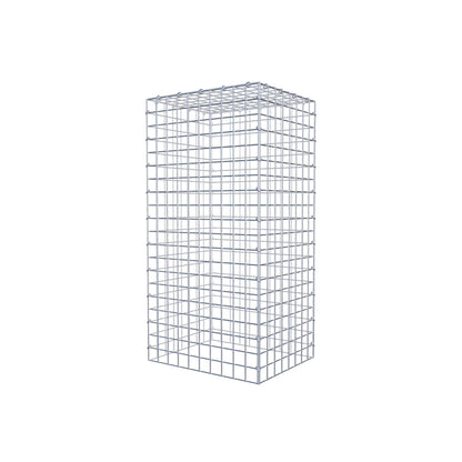 Gavión complementario de tipo 3 100 cm x 40 cm x 50 cm (L x A x P), malla 5 cm x 5 cm, anillo en C