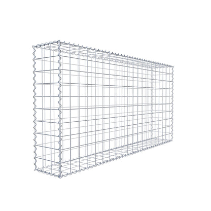 Gabião 200 cm x 100 cm x 30 cm (C x A x P), malhagem 10 cm x 10 cm, espiral