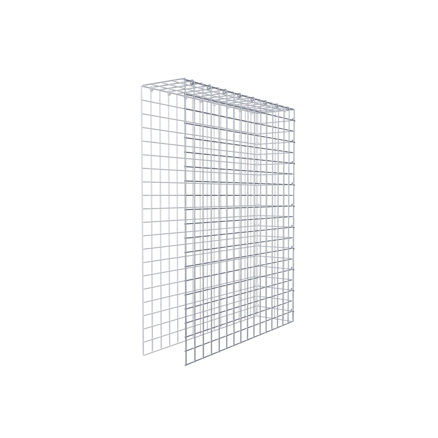 Fourche rapportée type 4 100 cm x 80 cm x 20 cm (L x H x P), mailles 5 cm x 5 cm, anneau C