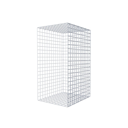 Gabião Tipo 2 100 cm x 60 cm x 50 cm (C x A x P), malhagem 5 cm x 5 cm, anel C