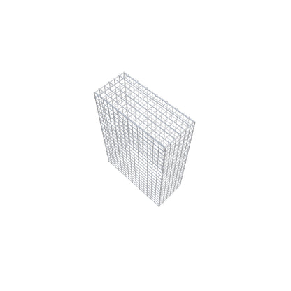 Gavión complementario de tipo 3 100 cm x 70 cm x 30 cm (largo x alto x fondo), malla 5 cm x 5 cm, anillo en C