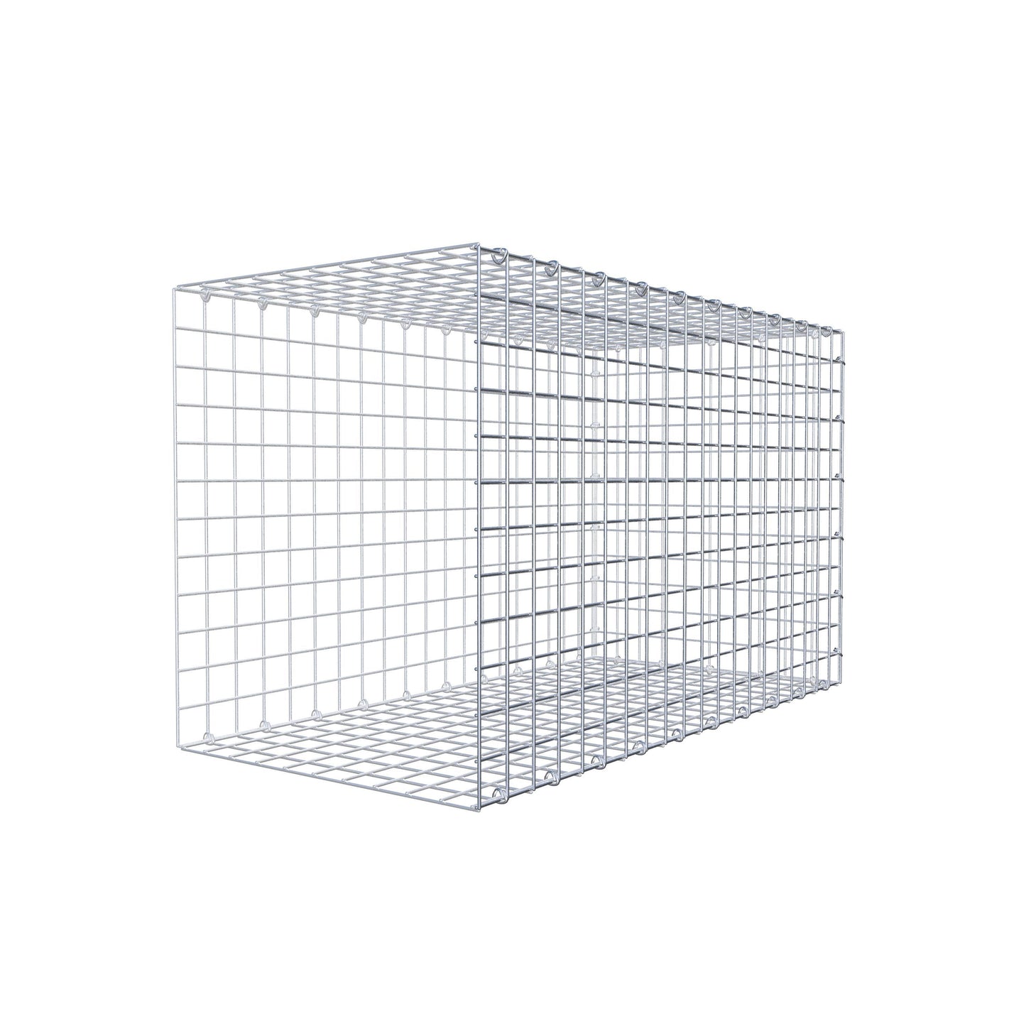 Gabião Tipo 2 100 cm x 60 cm x 50 cm (C x A x P), malhagem 5 cm x 5 cm, anel C