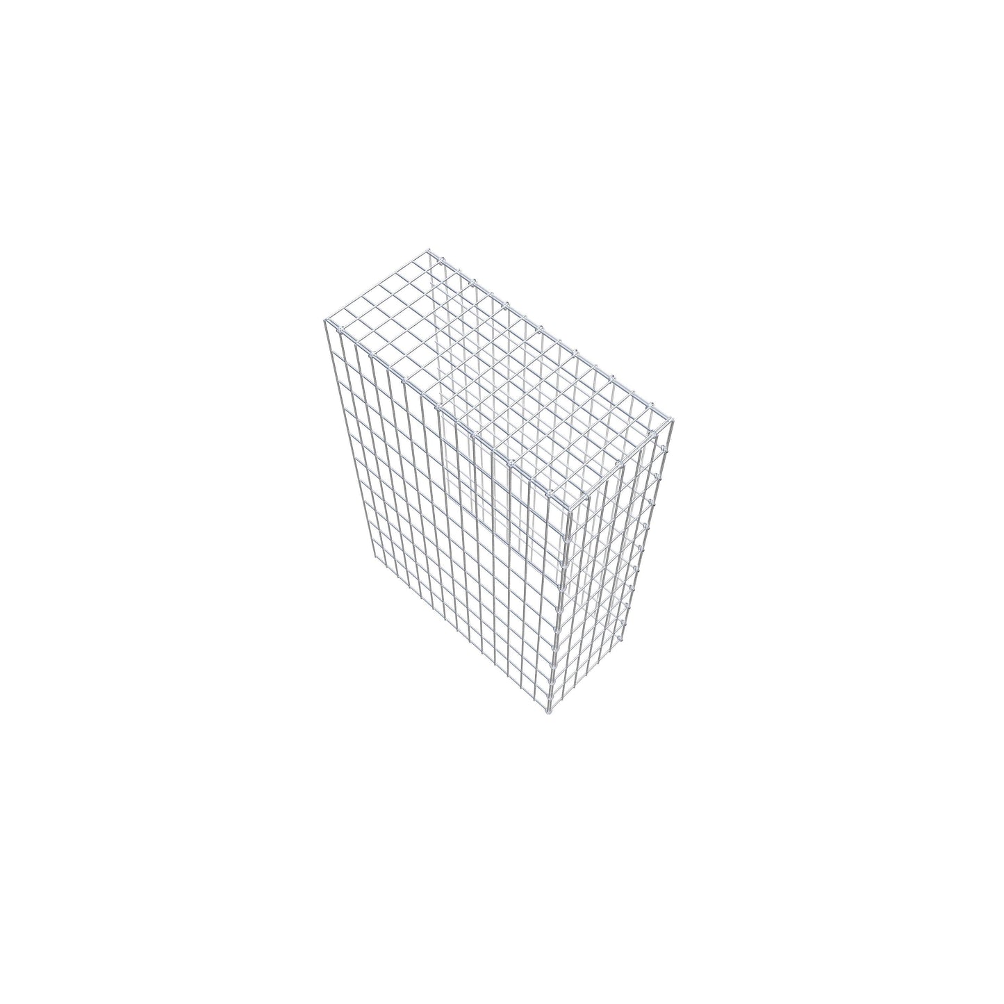 Fourche rapportée type 4 100 cm x 70 cm x 30 cm (L x H x P), mailles 5 cm x 10 cm, anneau en C
