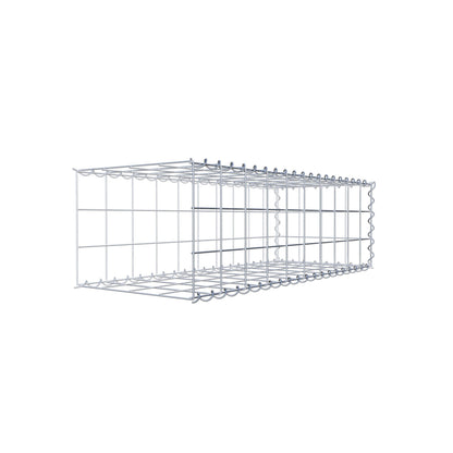 Anbaugabione Typ 2 100 cm x 30 cm x 40 cm (L x H x T), Maschenweite 10 cm x 10 cm, Spirale