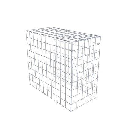 Gavión adicional tipo 4 100 cm x 90 cm x 50 cm (L x A x P), malla 10 cm x 10 cm, anillo en C