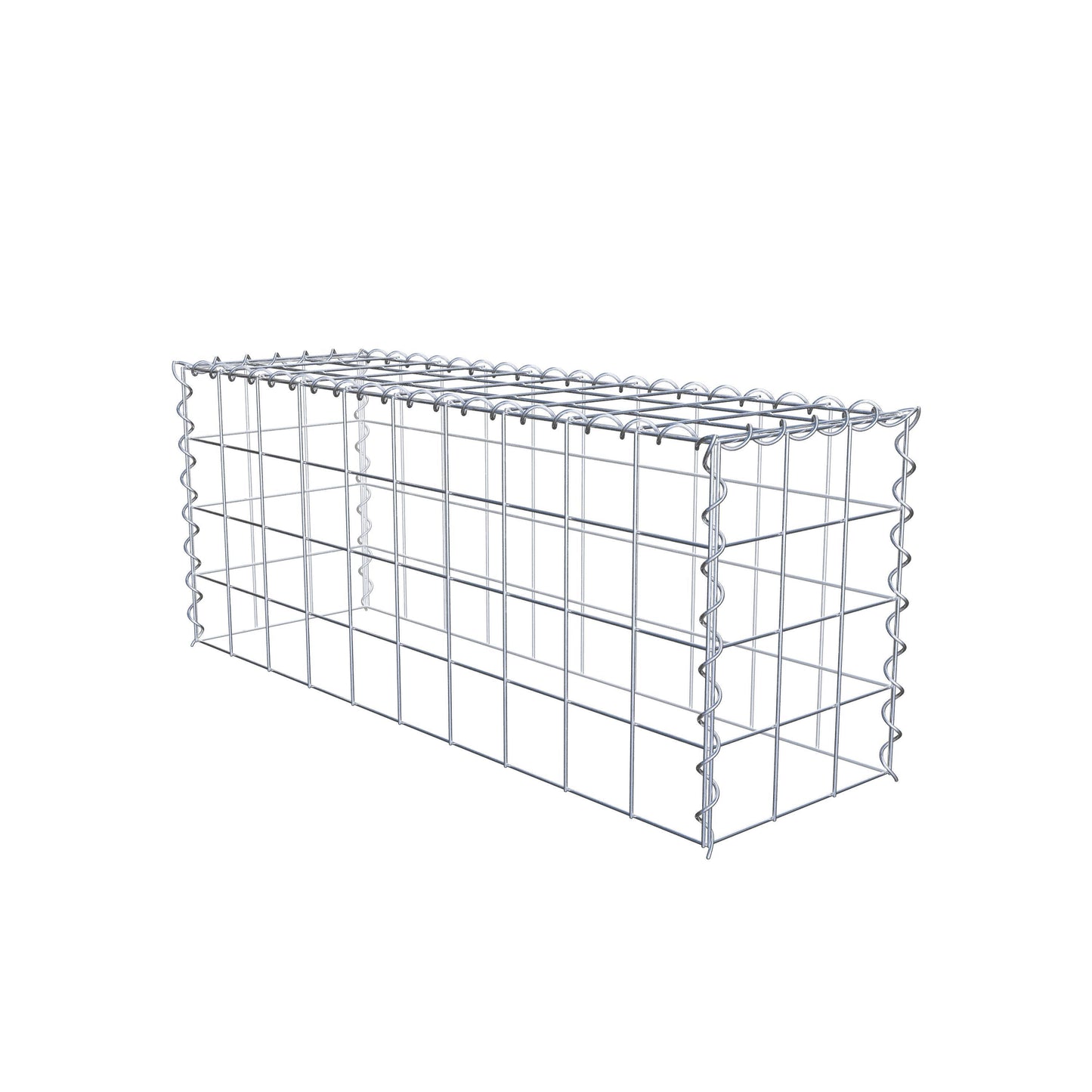 Gabbione aggiuntivo tipo 3 100 cm x 40 cm x 30 cm (L x A x P), maglia 10 cm x 10 cm, spirale