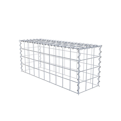 Gabbione aggiuntivo tipo 3 100 cm x 40 cm x 30 cm (L x A x P), maglia 10 cm x 10 cm, spirale