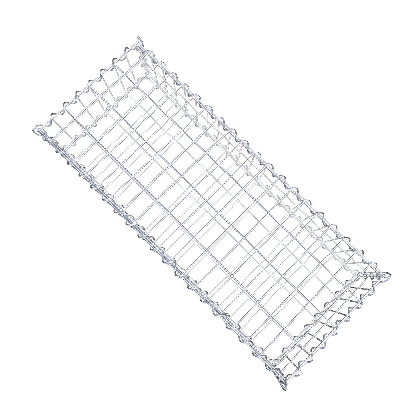 Gabion 100 cm x 20 cm x 40 cm (L x H x D), mesh size 5 cm x 10 cm, spiral