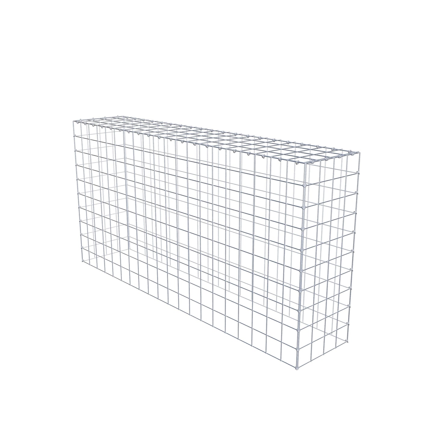 Anbaugabione Typ 3 200 cm x 100 cm x 40 cm (L x H x T), Maschenweite 10 cm x 10 cm, C-Ring