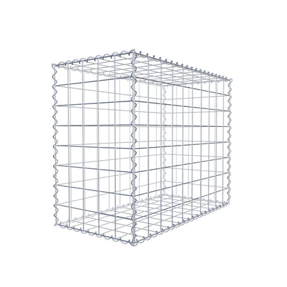 Gabion 100 cm x 80 cm x 50 cm (L x H x D), mesh size 10 cm x 10 cm, spiral