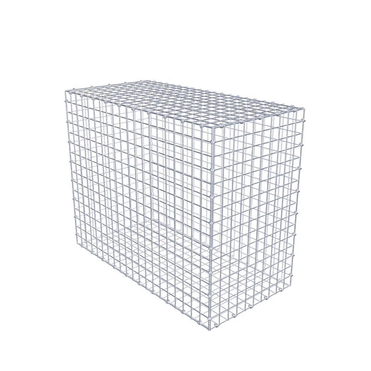Gabion 100 cm x 80 cm x 50 cm (L x H x D), mesh size 5 x 5 cm, spiral ring