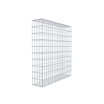 Gabion 100 cm x 90 cm x 20 cm (L x H x D), maskestørrelse 5 cm x 10 cm, C-ring