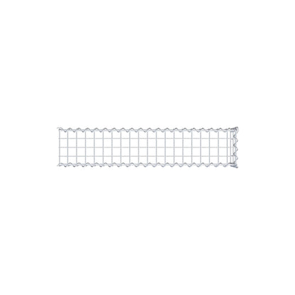 Gabion rapporté type 4 100 cm x 20 cm x 20 cm (L x H x P), mailles 5 cm x 10 cm, spirale