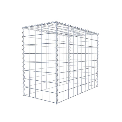 Gabião Tipo 3 100 cm x 80 cm x 50 cm (C x A x P), malhagem 10 cm x 10 cm, espiral