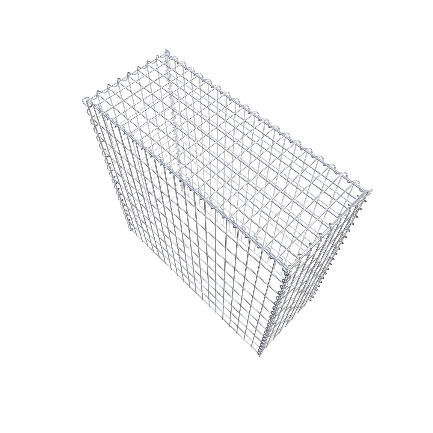 Gavión complementario tipo 3 100 cm x 100 cm x 40 cm (L x A x P), malla 5 cm x 10 cm, espiral