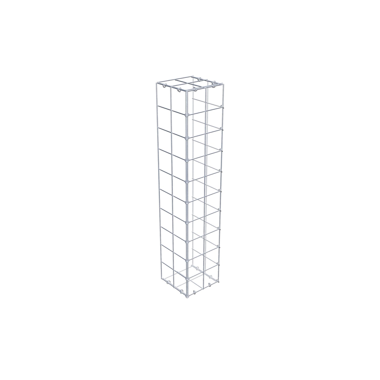 Anbaugabione Typ 2 100 cm x 20 cm x 20 cm (L x H x T), Maschenweite 10 cm x 10 cm, C-Ring