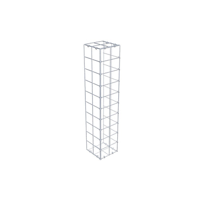 Anbaugabione Typ 2 100 cm x 20 cm x 20 cm (L x H x T), Maschenweite 10 cm x 10 cm, C-Ring